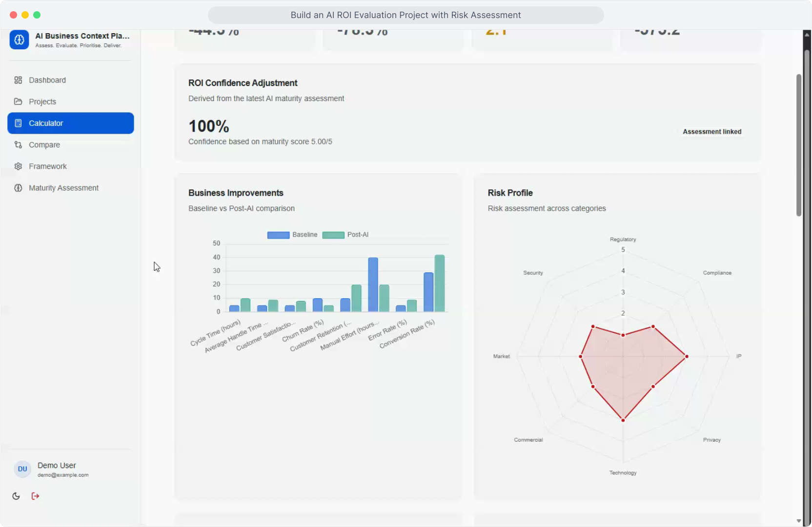 AI Business Context Planner & Maturity Assessor screenshot 4